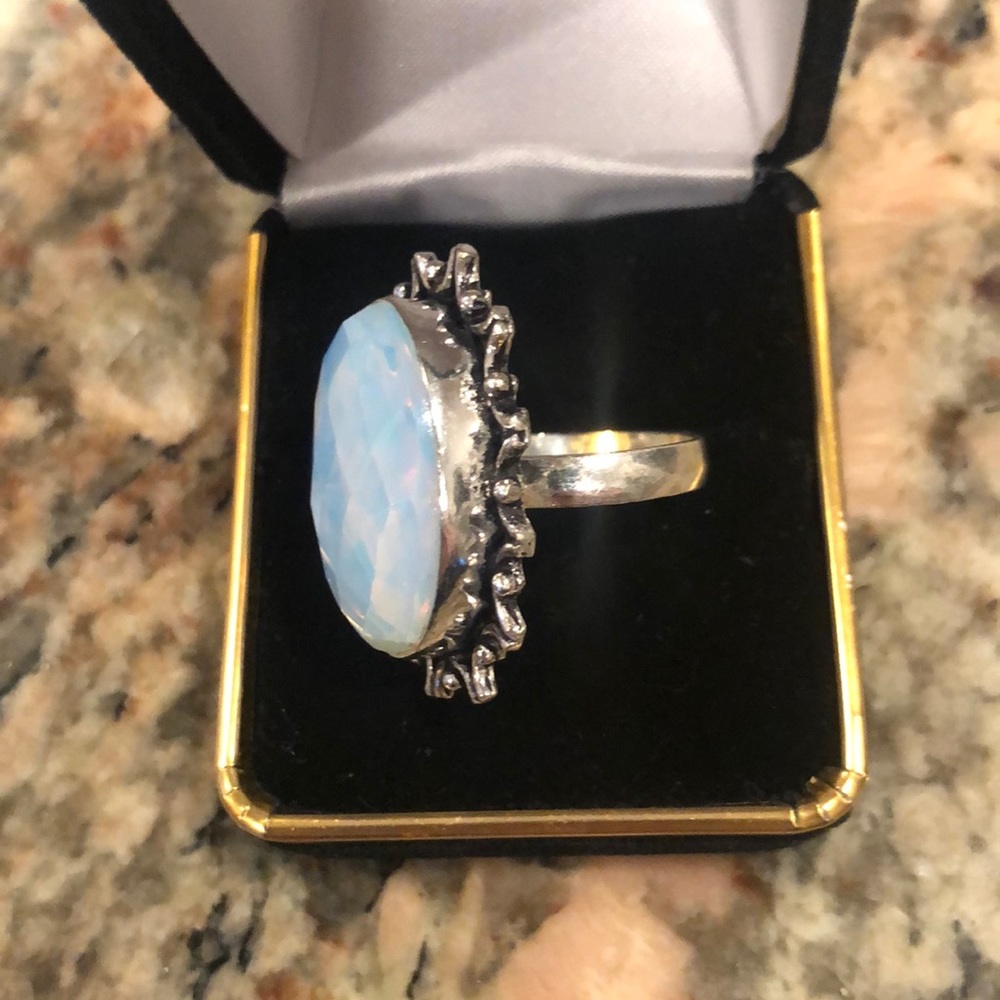 Silver Opal Ring - image 2